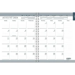 House of Doolittle 2024-2025 7" x 9" Academic Weekly & Monthly Planner, Leatherette Cover, Black (295532-25) Best