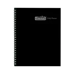 House of Doolittle 2025 8.5" x 11" Daily 4-Person Group Practice Planner, Faux Leather Cover, Black (28202-25) Hot