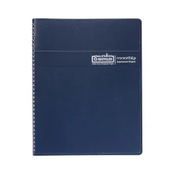 House of Doolittle 2025 8.5" x 11" Monthly Planner, Faux Leather Cover, Blue (26207-25) Discount