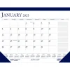 House of Doolittle 2025 22" x 17" Monthly Desk Pad Calendar, White/Blue (164-25) Online