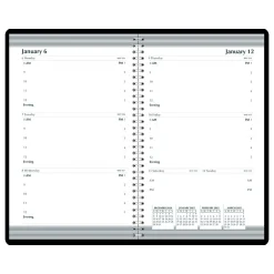 House of Doolittle 2025 5" x 8" Weekly Appointment Book, Leatherette Cover, Black (27802-25) Discount