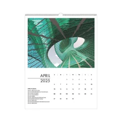 House of Doolittle 2025 Abstract Architecture 11" x 14" Monthly Wall Calendar (315-25)