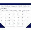 House of Doolittle 2025 Classic 18.5" x 13" Monthly Desk Pad Calendar, White/Blue (1506-25) Best