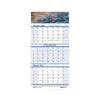 House of Doolittle 2025 Earthscapes 8" x 17" Three-Month Wall Calendar (3636-25) Clearance