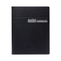 House of Doolittle 2025 Earthscapes 8.5" x 11" Weekly & Monthly Planner, Leatherette Cover, Black (27302-25) Outlet