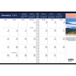 House of Doolittle 2025 Earthscapes 8.5" x 11" Monthly Planner, Leatherette Cover, Black (26402-25) Sale