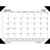 House of Doolittle 2025 Economy 22" x 17" Monthly Desk Pad Calendar, White/Black (12402-25) Discount