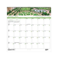 House of Doolittle 2025 Gardens 12" x 12" Monthly Wall Calendar (301-25)