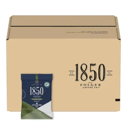 Coffee<1850 Pioneer Blend Decaf Ground Coffee, Medium Roast, 2.5 oz. Fraction Pack, 24/Carton (2550021513)
