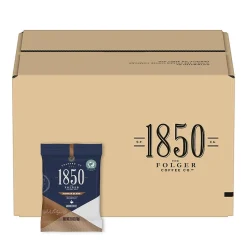 Coffee<1850 Pioneer Blend Ground Coffee, Medium Roast, 2.5 oz. Fraction Pack, 24/Carton (SMU21511)