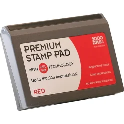 Cosco 2000 Plus No.1 Stamp Pad, Red Ink (030254)