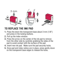 2000 Plus Printer 30 Pre-Inked Stamp Set, Letters/Numbers, Black Ink (031557) Hot