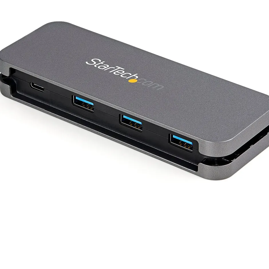 Usb Hubs<StarTech 4 Port USB C Hub - 3x USB-A/1xUSB-C - 5Gbps USB 3.0 Type-C Hub (3.2 Gen 1) - Bus Powered - 11.2" Cable w/ Cable Management