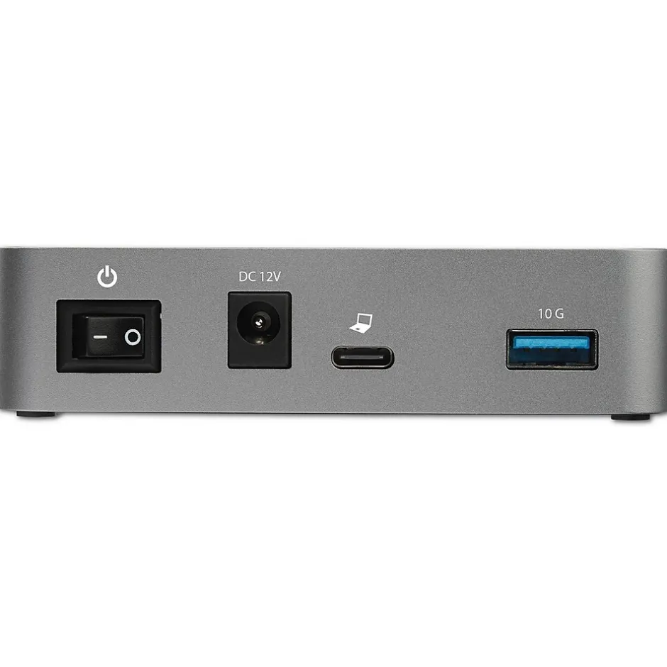 Usb Hubs<StarTech 4 Port USB C Hub with Power Adapter, USB 3.1/3.2 Gen 2 (10Gbps), 4x USB Type A, Self Powered, Fast Charge Port, Mountable