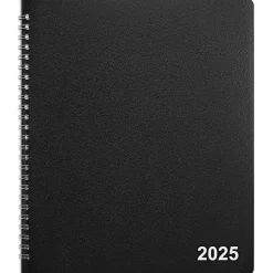 Staples 2025 7" x 9" Monthly Planner, Black (ST52183-25) Sale