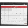 Staples 2025 11" x 8" Wall Calendar, White/Black (ST12949-25) New