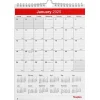 Staples 2025 8" x 11" Wall Calendar, Red/White (ST53922-25) Hot