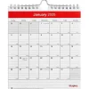 Staples 2025 6" x 7" Wall Calendar, Red/White (ST53923-25) Outlet