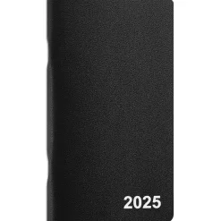 Staples 2025 3" x 6" Weekly & Monthly Planner, Black (ST12937-25) Clearance
