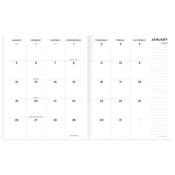 TF Publishing 2025 6.5" x 8" Monthly Planner, Paperboard Cover, Floating Blue (25-4208)