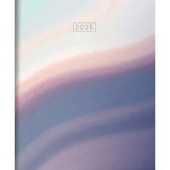 TF Publishing 2025 9" x 11" Monthly Planner, Paperboard Cover, Hazy and Purple (25-4706)