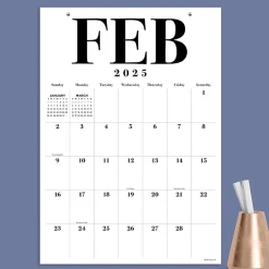 TF Publishing 2025 Art Poster 17" x 12" Monthly Wall Calendar (25-8512) New