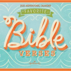 TF Publishing 2025 Bible Verses 12" x 12" Monthly Wall Calendar (25-1137) Outlet