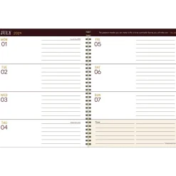 TF Publishing 2024-2025 Bibliophile Series English Garden 8.5" x 11" Academic Weekly & Monthly Planner, Paperboard Cover Discount