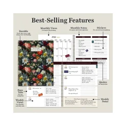 TF Publishing 2024-2025 Bibliophile Series English Garden 8.5