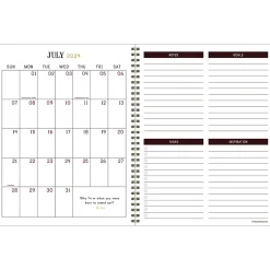 TF Publishing 2024-2025 Bibliophile Series Merlot 8.5