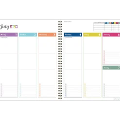 TF Publishing 2024-2025 Cali Girl Groovy 8.5" x 11" Academic Weekly & Monthly Planner, Paperboard Cover, Multicolor Outlet