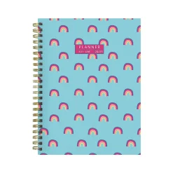 TF Publishing 2024-2025 Cali Girl Collection Blue Sky Rainbows 6" x 8" Academic Weekly & Monthly Planner, Paperboard Cover Sale