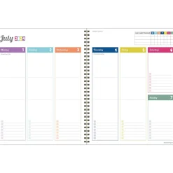 TF Publishing 2024-2025 Cali Girl Groovy 8.5" x 11" Academic Weekly & Monthly Planner, Paperboard Cover (AY25-9714) New