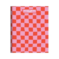 TF Publishing 2024-2025 Check Pink and Red 6.5" x 8" Academic Monthly Planner, Paperboard Cover (AY25-4202) Best