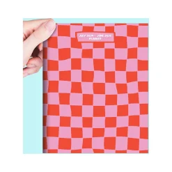 TF Publishing 2024-2025 Check Pink and Red 6.5