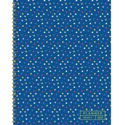 TF Publishing 2025 Cobalt Dots 9" x 11" Weekly & Monthly Planner, Paperboard Cover, Multicolored (25-9712) Best