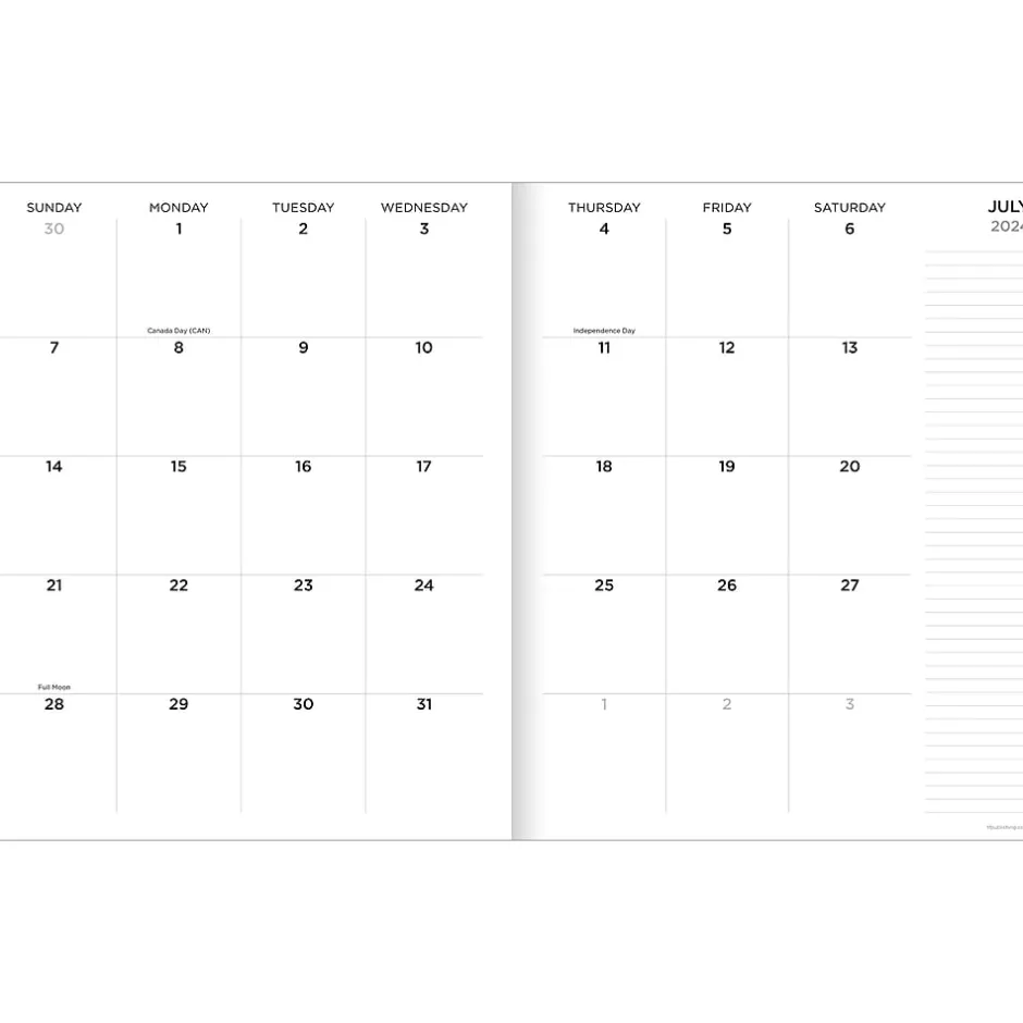 TF Publishing 2024-2025 Color Squad 9" x 11" Academic Monthly Planner, Paperboard Cover, Multicolor (AY25-4504) New