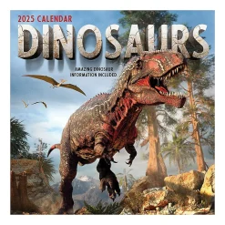 TF Publishing 2025 Dinosaurs 12" x 12" Monthly Wall Calendar (25-1139) Outlet