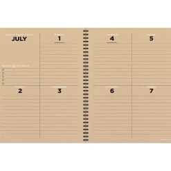 TF Publishing 2024-2025 Elements Series Living Leaf 8.5" x 11" Academic Weekly & Monthly Planner, Paperboard Cover Clearance