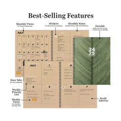 TF Publishing 2024-2025 Elements Series Living Leaf 8.5