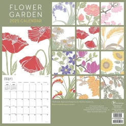 TF Publishing 2025 Flower Garden 12" x 12" Monthly Wall Calendar (25-1127) Hot