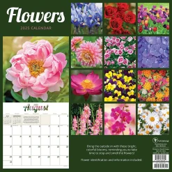 TF Publishing 2025 Flowers 12" x 12" Monthly Wall Calendar (25-1034) Outlet