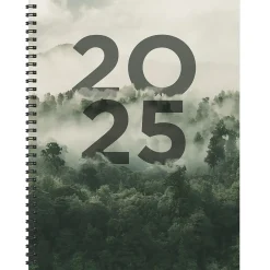 TF Publishing 2025 Forest Mist 9" x 11" Weekly & Monthly Planner, Paperboard Cover, Multicolored (25-9700) New