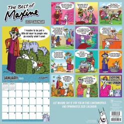 TF Publishing 2025 Maxine 12" x 12" Monthly Wall Calendar (25-1110) Sale