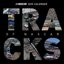 TF Publishing 2025 Nascar Tracks 12" x 12" Monthly Wall Calendar (25-1019) Best