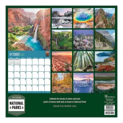 TF Publishing 2025 National Parks 12" x 12" Monthly Wall Calendar (25-1020) Online