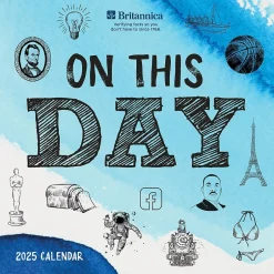 TF Publishing 2025 On This Day 12" x 12" Monthly Wall Calendar (25-1125)