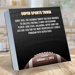 TF Publishing 2025 Sports Facts & Trivia 5.25