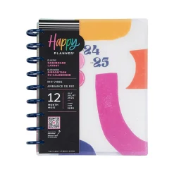 The Happy Planner 2024-2025 Rio Vibes 7" x 9.25" Academic Weekly & Monthly Planner, Plastic Cover, Multicolor (PPCD12-469) Best