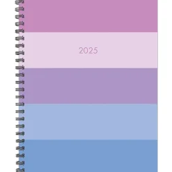 Willow Creek 2025 8.5" x 11" Weekly & Monthly Planner Cover, Soft Stripe (48610) Outlet